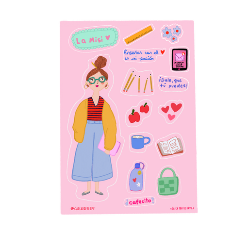 LA MISI siticker sheet