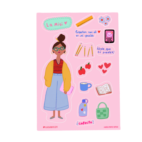 LA MISI siticker sheet