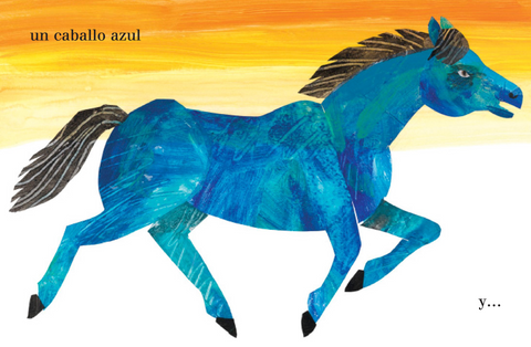 El artista que pintó un caballo azul