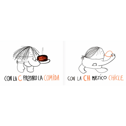 Con las letras