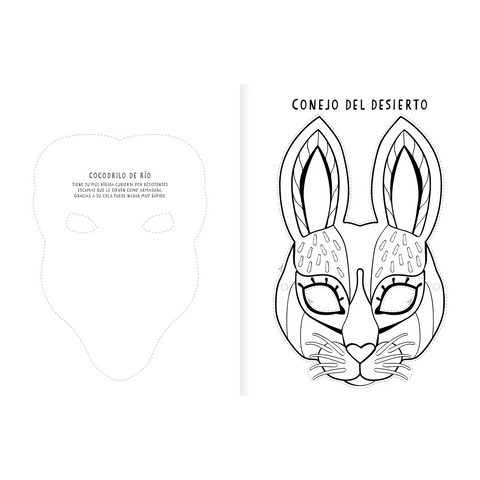 Máscaras: pinta y recorta