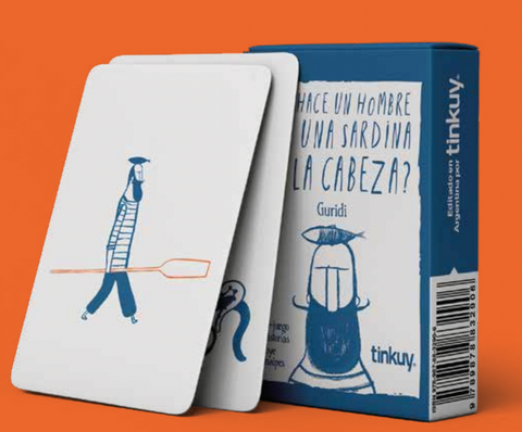 ¿Qué hace un hombre con una sardina en la cabeza? - Leo Leo Libros