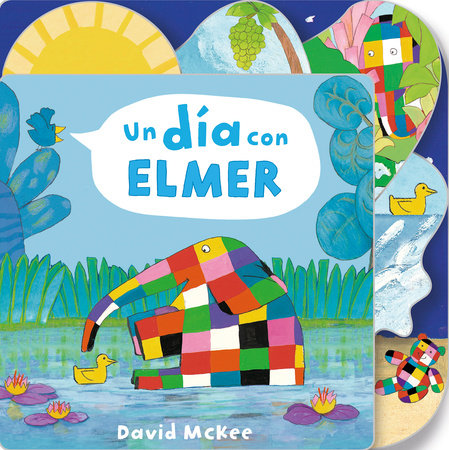 Portada de Un día con Elmer