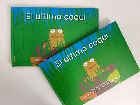 Ejemplares de El último coquí, Editorial Lee Conmigo