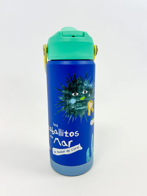 Botella- Los caballitos de mar se mudan de coral