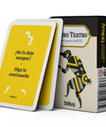 Caja del juego Puro teatro, publicado por Tinkuy