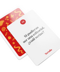Detalle de preguntas y consignas del juego Tertulia