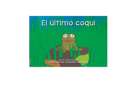 Portada de El último coquí, de Juan Carlos Acevedo Gándara