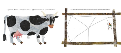 La araña muy ocupada