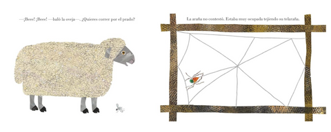 La araña muy ocupada