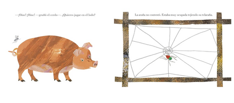 La araña muy ocupada