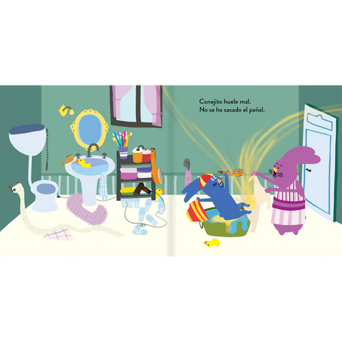 A bañarse, conejitos