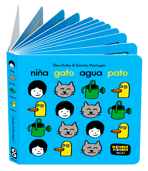 Vista desplegada de Niña, gato, agua, pato — Wonder Ponder
