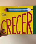 Vista del libro desplegable Crecer, de Eleonora Marton