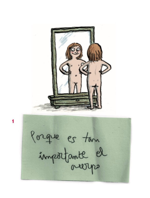 Interior de Cuéntamelo todo, ilustrado por Anke Kuhl