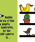 Interior de El lobo y la mosca, de Antje Damm