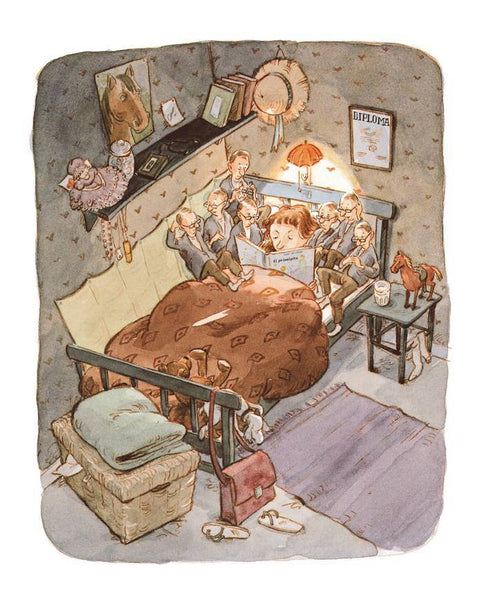 Interior de Else-Marie y los siete papaítos, de Pija Lindenbaum