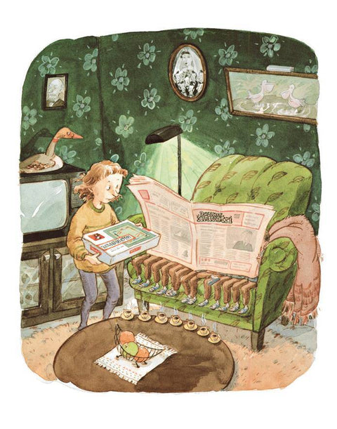 Página interior de Else-Marie y los siete papaítos, de Pija Lindenbaum
