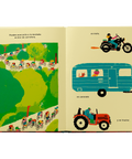La montaña — doble página interior ilustrada