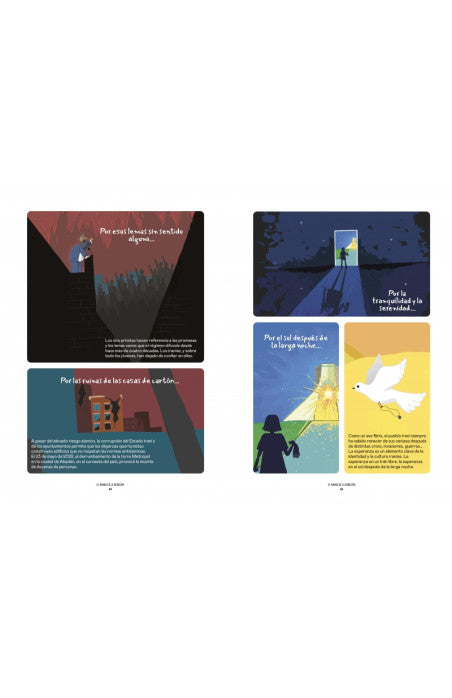 Interior de Mujer, Vida, Libertad: páginas gráficas sobre resistencia y libertad