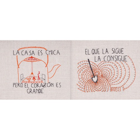 No des puntada sin hilo
