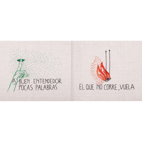 No des puntada sin hilo