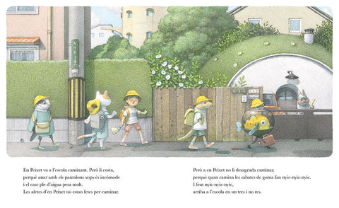 Página interior de Pececito, de Mamiko Shiotani