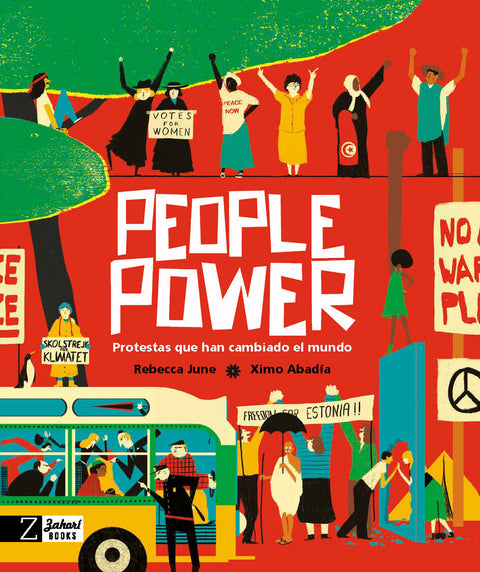 People Power, de Rebecca June y Ximo Abadía — portada oficial Zahorí Books