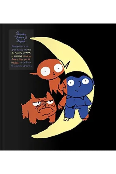 Portada de Pequeño Vampir y Miguel, de Joann Sfar