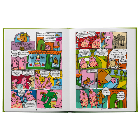 Interior de El inspector Joe — cómic Capo y Pata