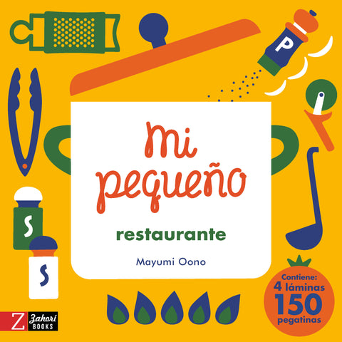 Mi pequeño restaurante, de Mayumi Oono — portada oficial Zahorí Books