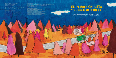 Interior de El zorro Chuleta y el hilo de chicle — Cataplum Libros