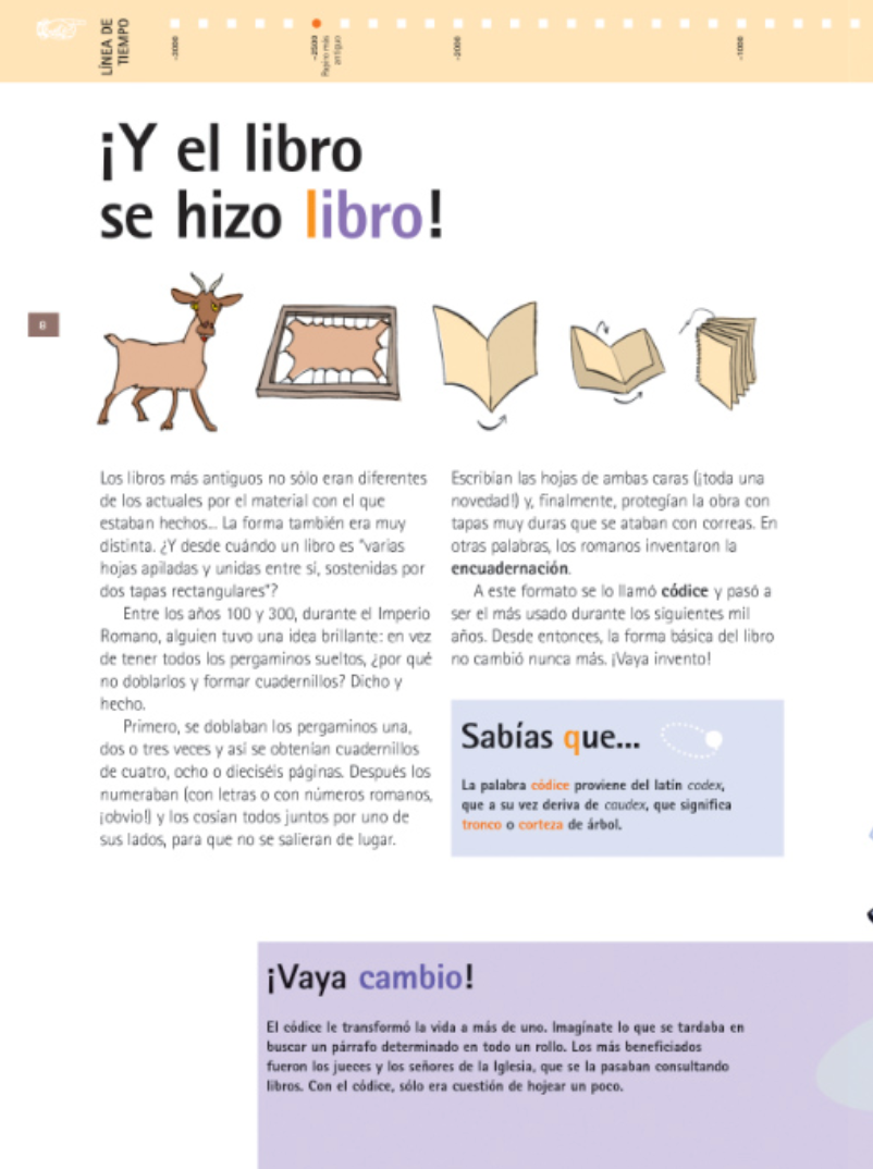 Los libros no fueron siempre así