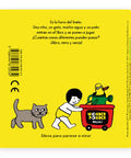 Niña, gato, agua, pato — juego visual interior