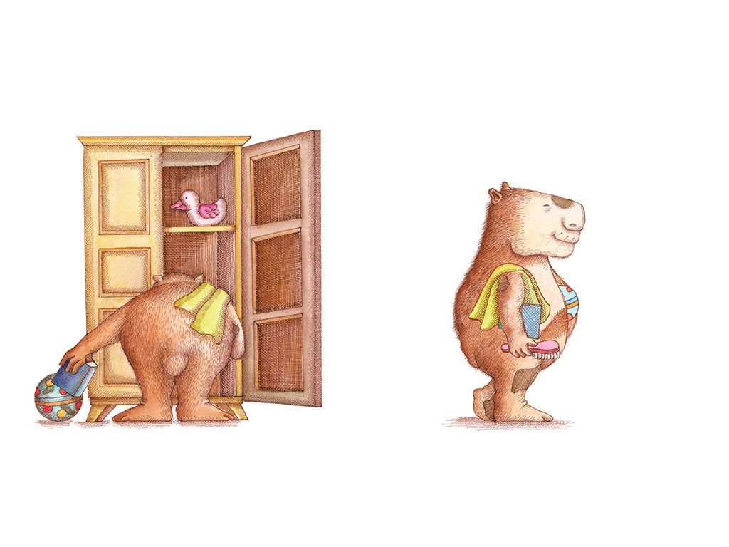 Chigüiro y el baño